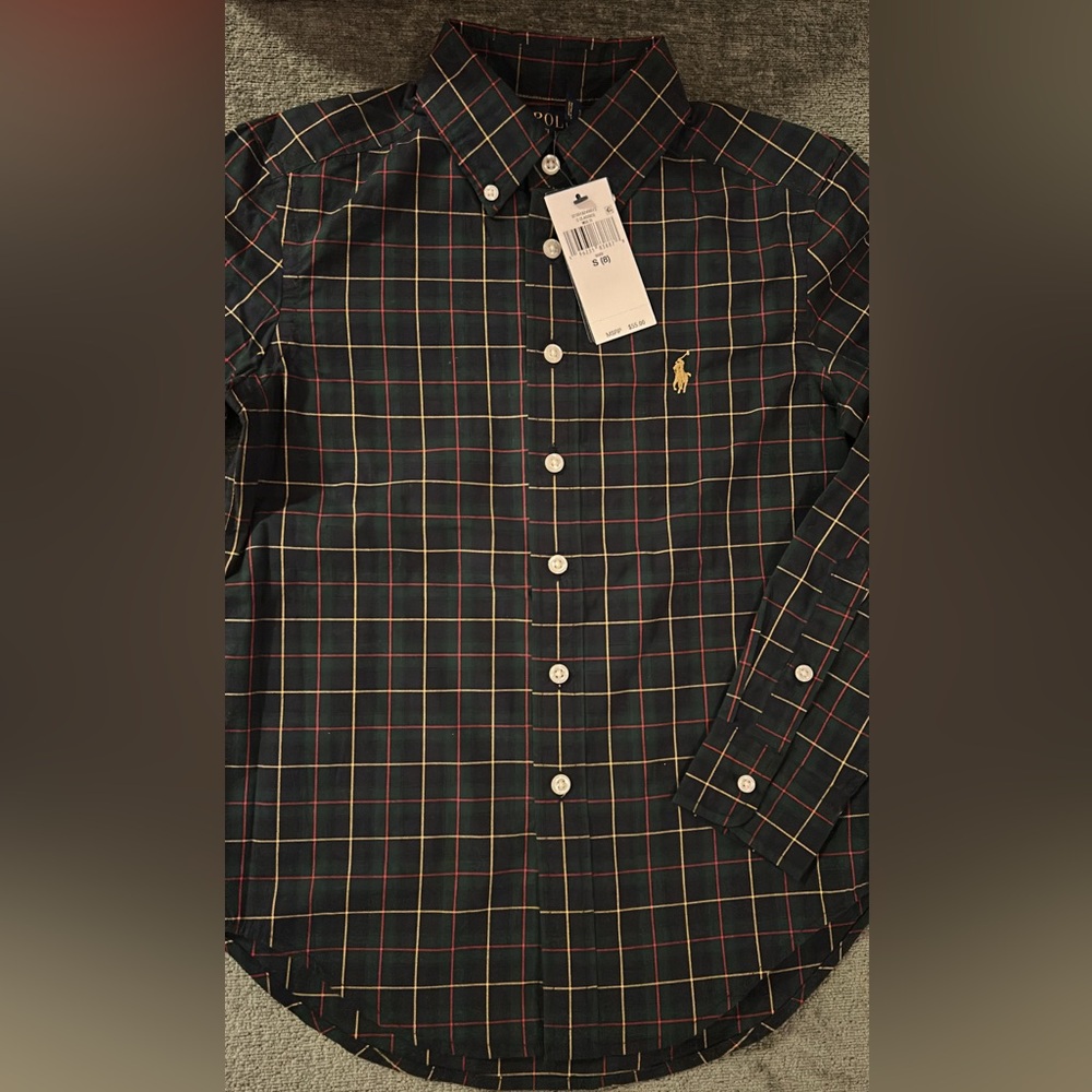 Polo by Ralph Lauren Boy’s Multicolor Plaid Shirt